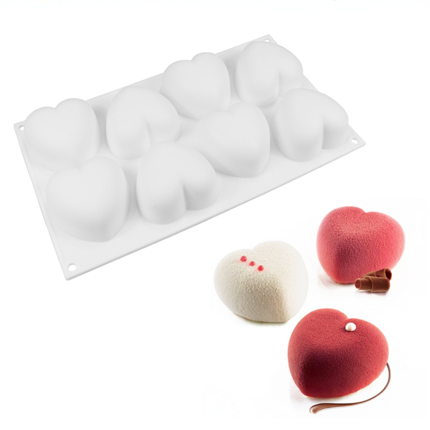 Soap Making Book For Beginners - Miłość serce silikonowe formy do mydła