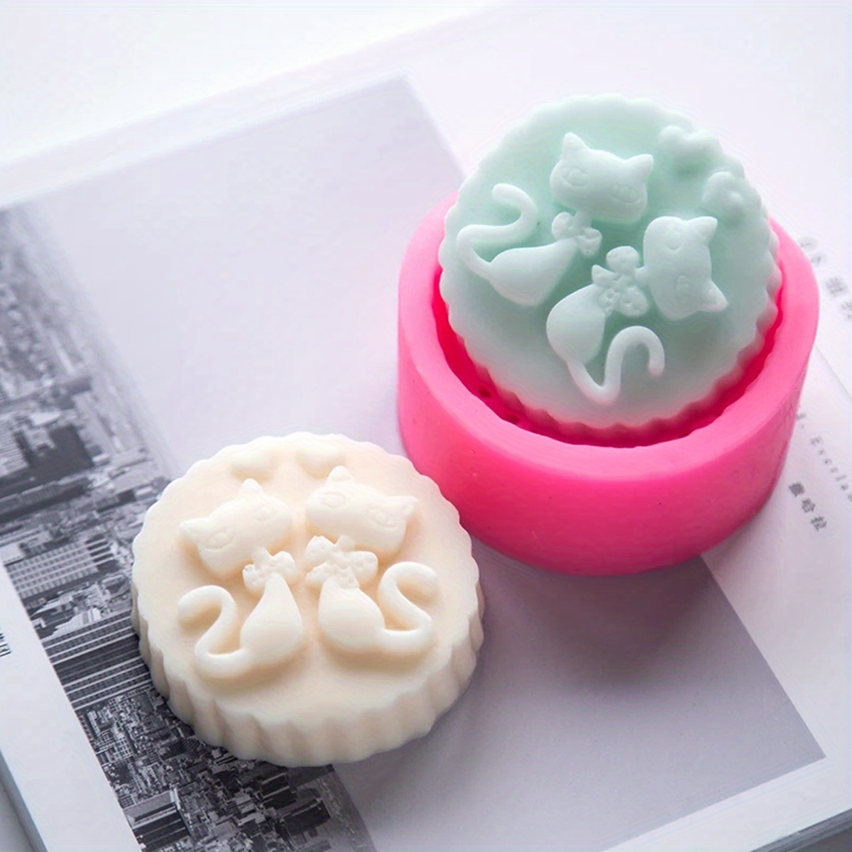 Soap Making Lye - 1-częściowa silikonowa forma do mydła w