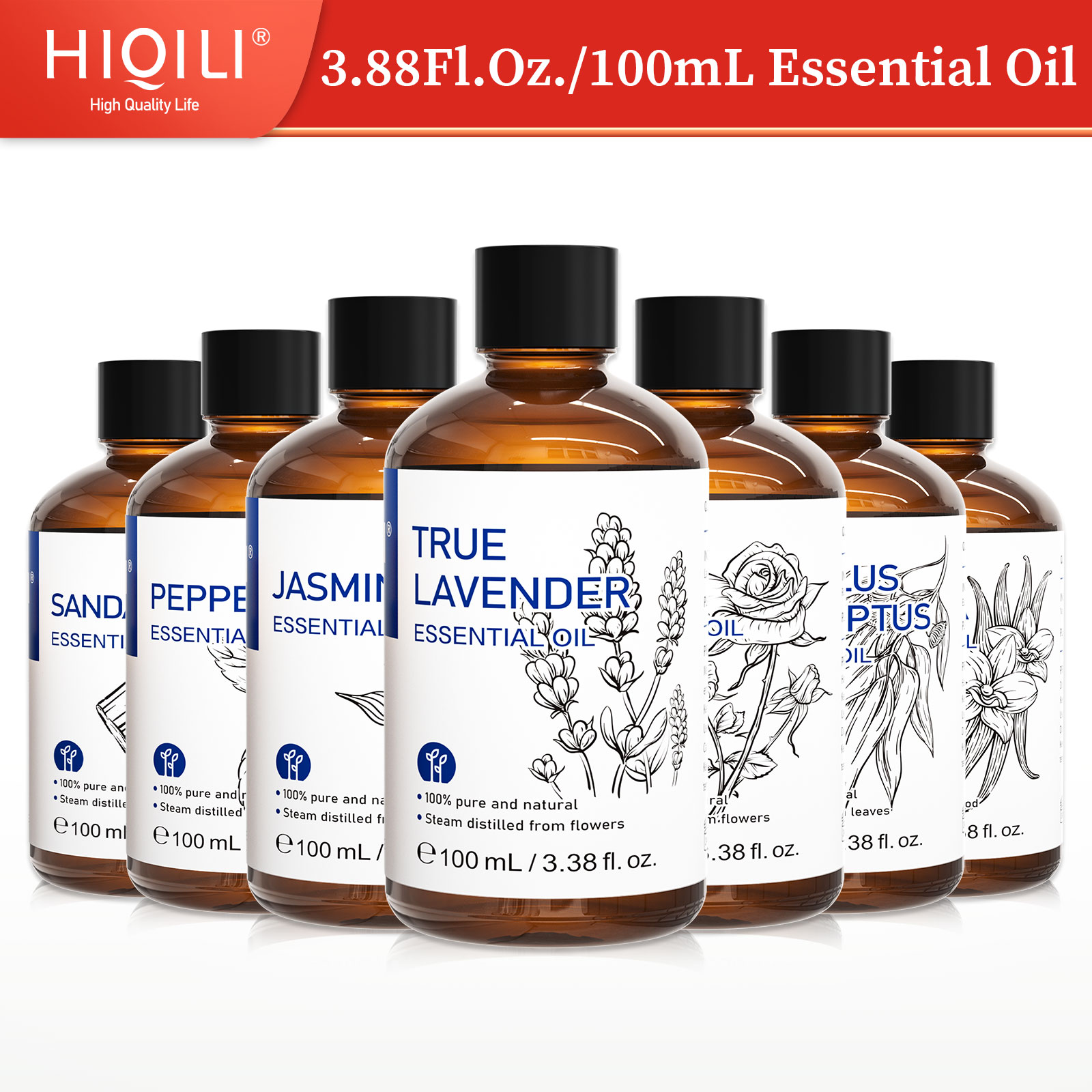 Soap Making Ingredients - HIQILI 100% Naturalny, 100ml Olejek Eteryczny