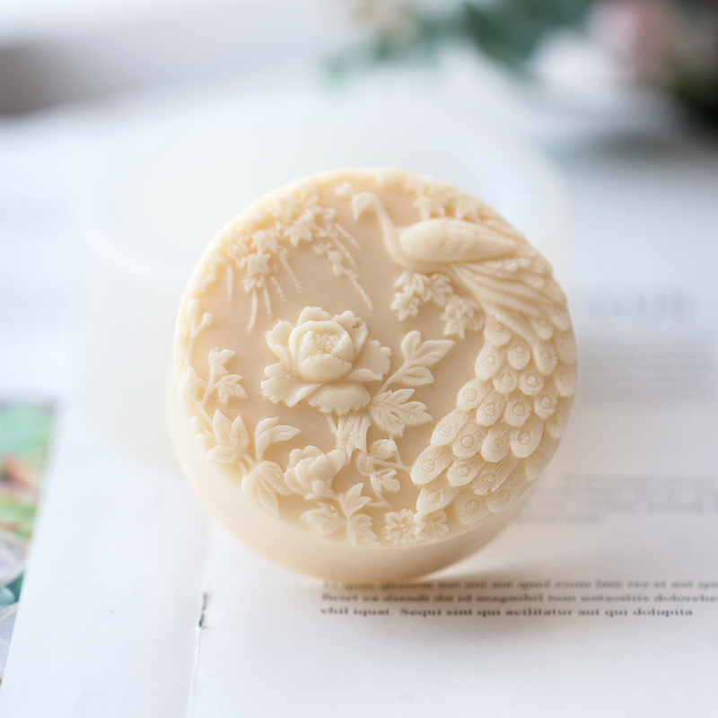 Kwiat pawia wzór silikonowe fo – Soap Making Lye recenzja i cena
